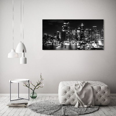 Foto auf Acryl Sydney bei Nacht
