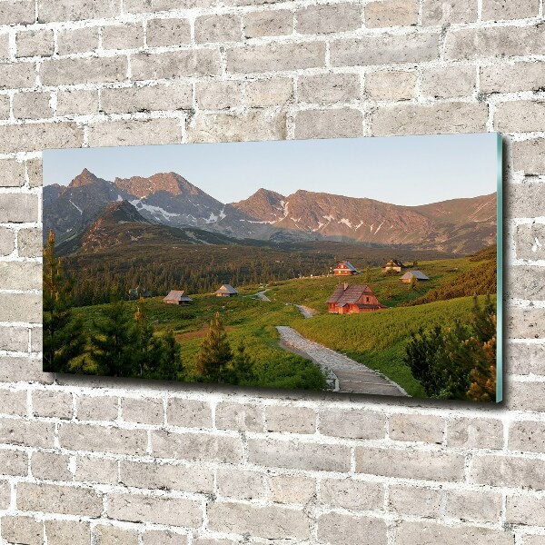Acrylbild Fotodruck Eine Lichtung in den Tatra-Bergen