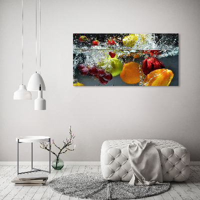Acrylbild Fotodruck Obst und Gemüse