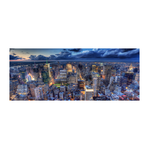 Bild auf Acrylglas New York aus der Vogelperspektive
