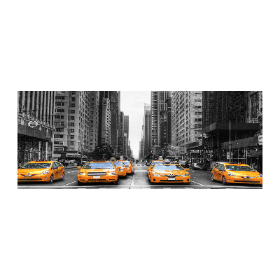 Foto auf Acryl New Yorker Taxis