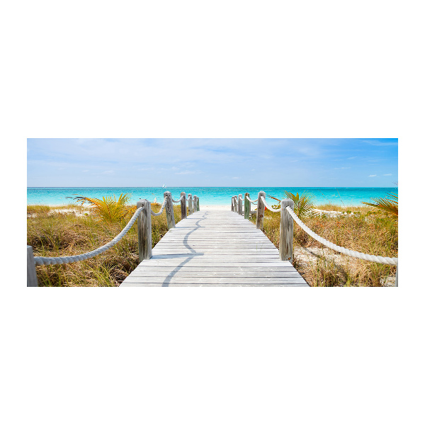 Acrylglas-Druck Weg am Meer