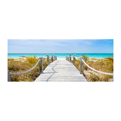 Acrylglas-Druck Weg am Meer