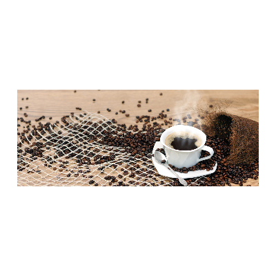 Acrylglas-Druck Kaffee und Kaffeebohnen