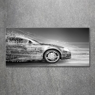 Acrylbild Fotodruck Ein rasendes Auto
