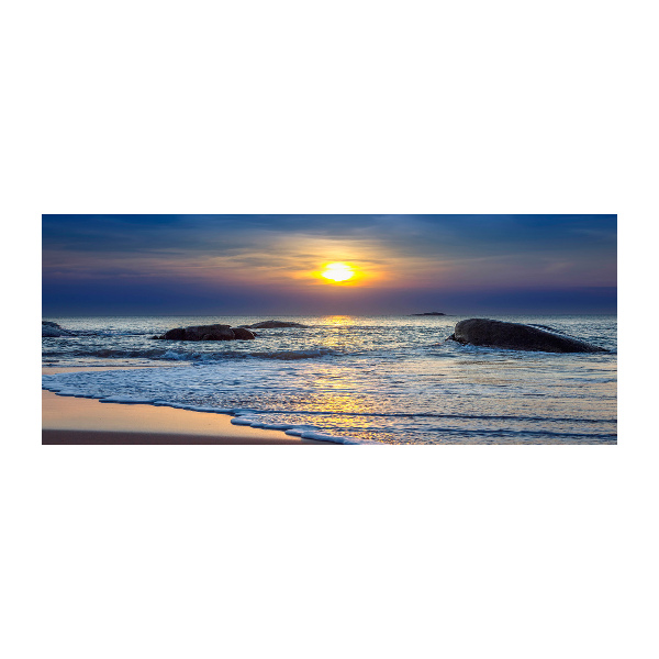 Foto auf Acryl Sonnenuntergang am Meer