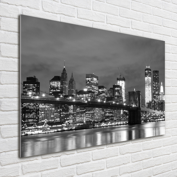 Acrylbild Fotodruck Manhattan, New York