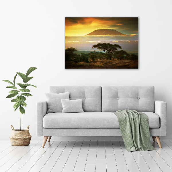 Acrylbild Fotodruck Kilimandscharo, Kenia