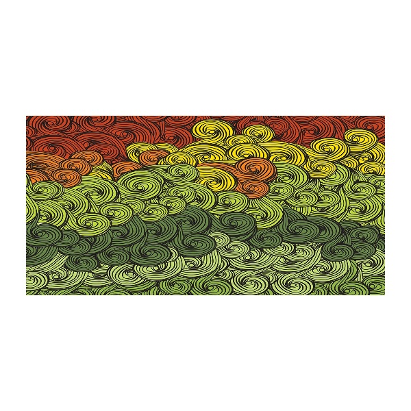 Bild auf Acrylglas Bunte Wellen