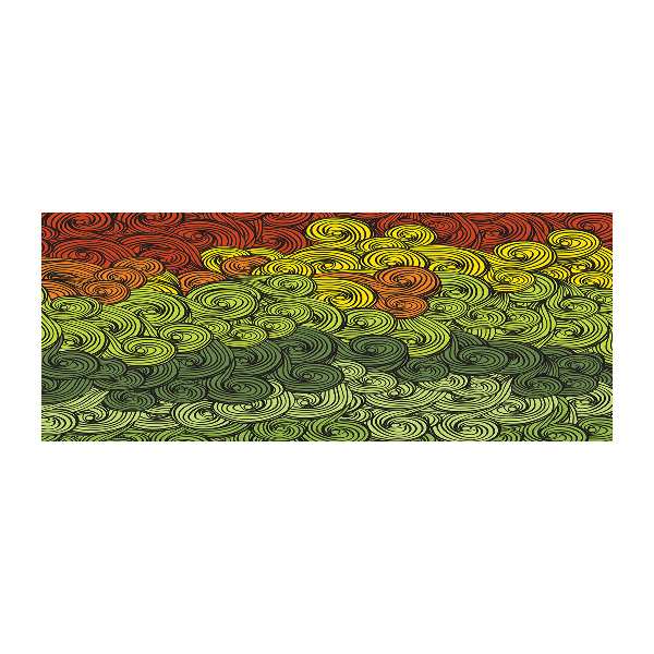 Bild auf Acrylglas Bunte Wellen