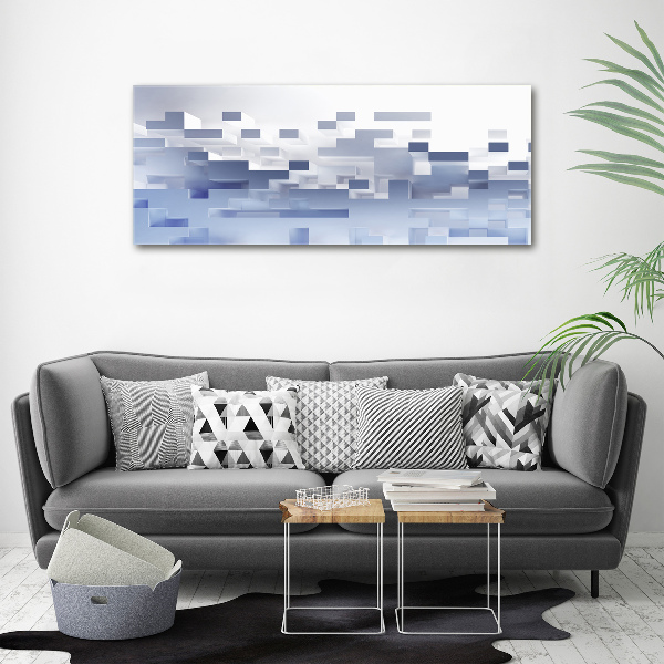 Acrylglas-Druck Würfelabstraktion