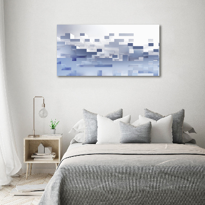 Acrylglas-Druck Würfelabstraktion