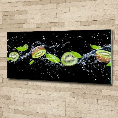 Acrylglas-Druck Kiwi und Wasser
