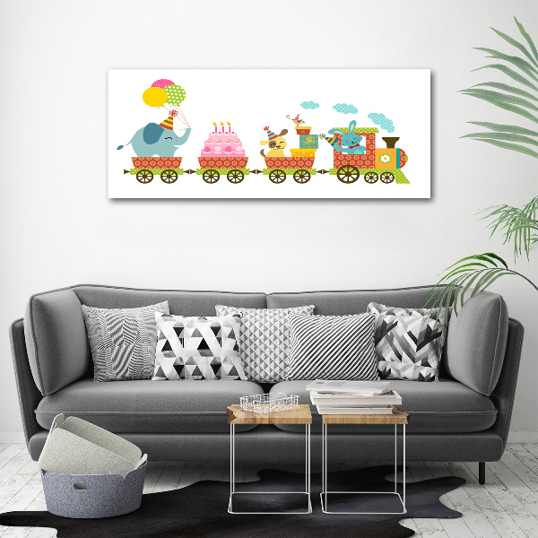Acrylbild Fotodruck Happy Train
