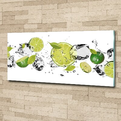 Acrylbild Fotodruck Kalk und Wasser