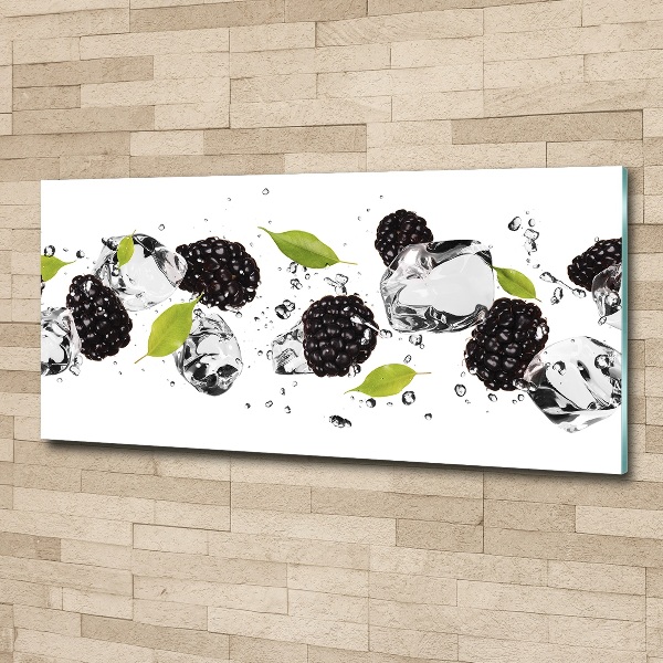 Acrylglas-Druck Kirschen und Wasser