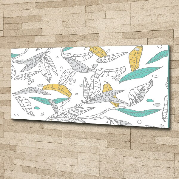 Acrylglas-Druck Bunte Blätter