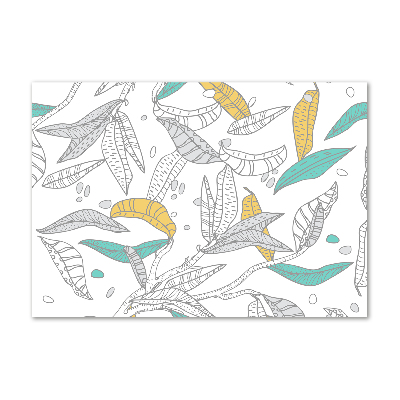 Acrylglas-Druck Bunte Blätter