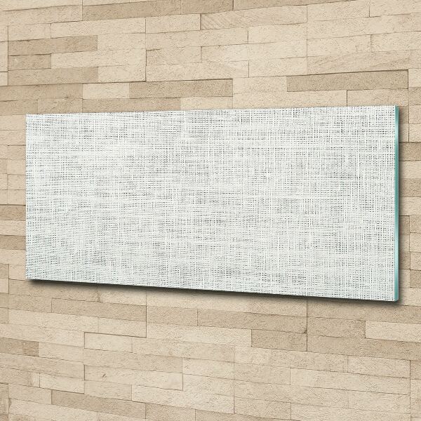 Acrylbild Fotodruck Weißes Leinen