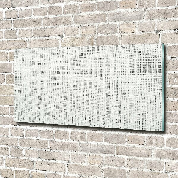 Acrylbild Fotodruck Weißes Leinen