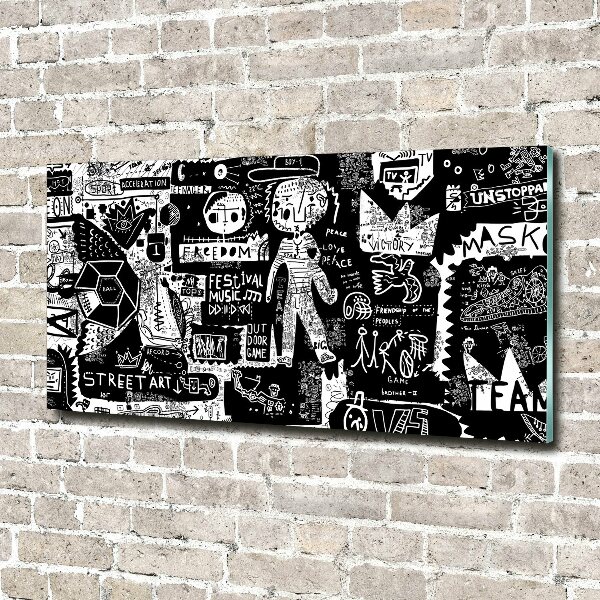 Acrylbild Fotodruck Graffiti