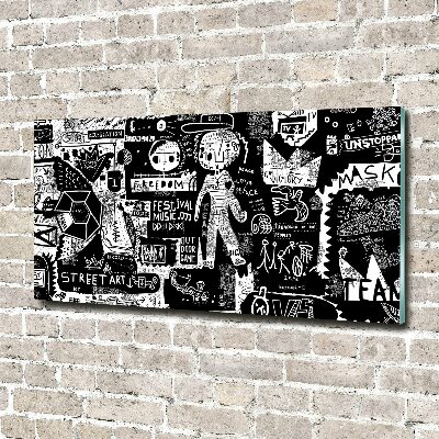 Acrylbild Fotodruck Graffiti