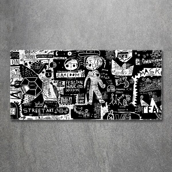 Acrylbild Fotodruck Graffiti