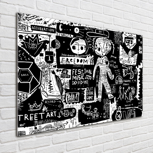Acrylbild Fotodruck Graffiti