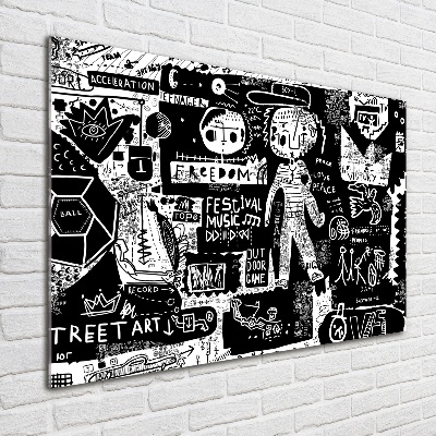 Acrylbild Fotodruck Graffiti