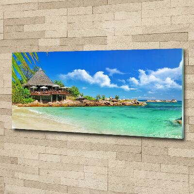 Foto auf Acryl Strand der Seychellen