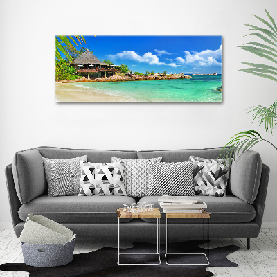Foto auf Acryl Strand der Seychellen