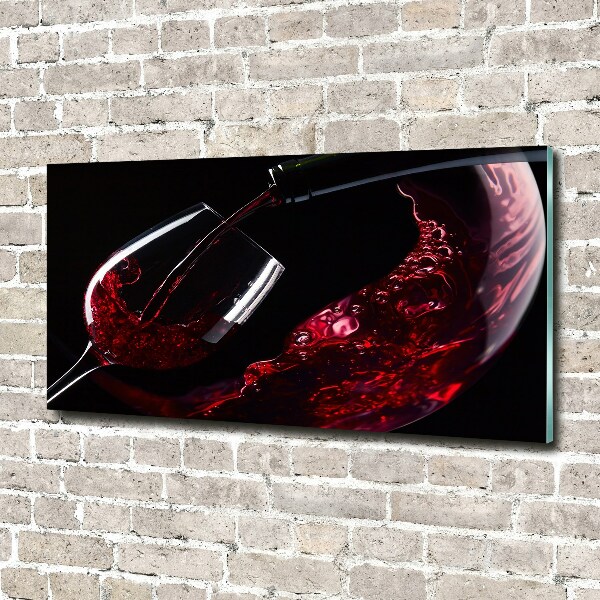 Acrylbild Fotodruck Rotwein