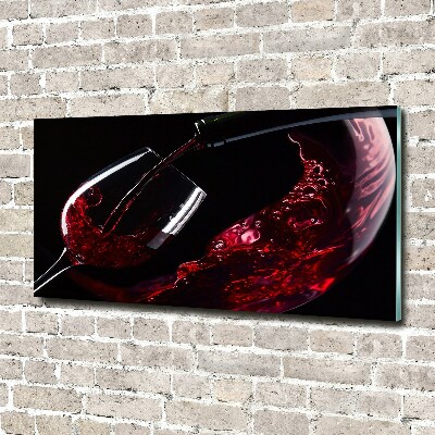 Acrylbild Fotodruck Rotwein