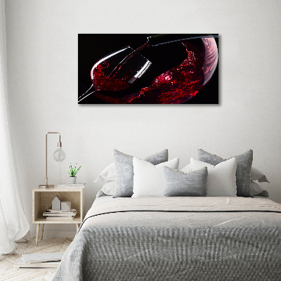 Acrylbild Fotodruck Rotwein