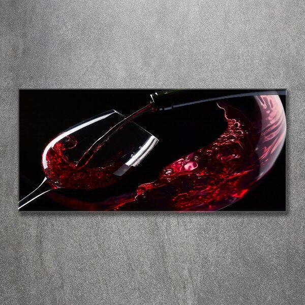 Acrylbild Fotodruck Rotwein