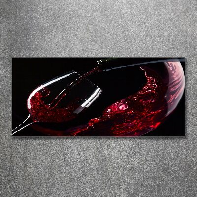 Acrylbild Fotodruck Rotwein