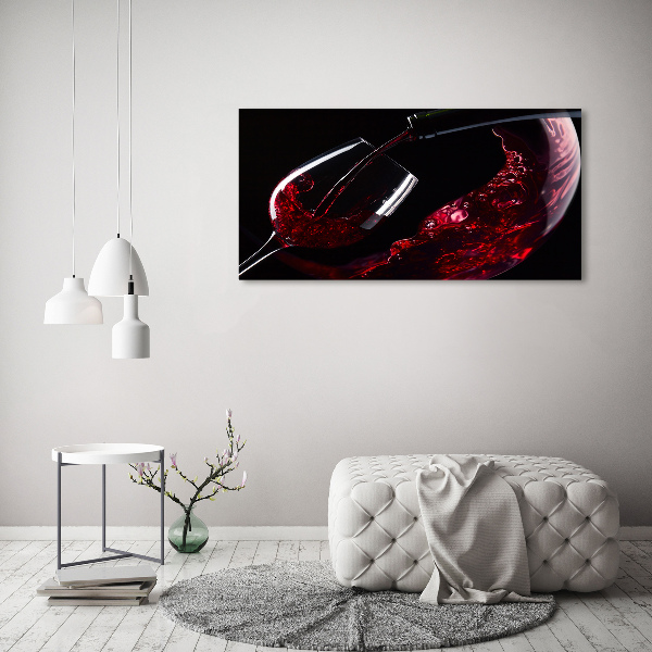 Acrylbild Fotodruck Rotwein