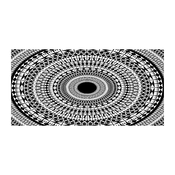 Foto auf Acryl Kreisornamente