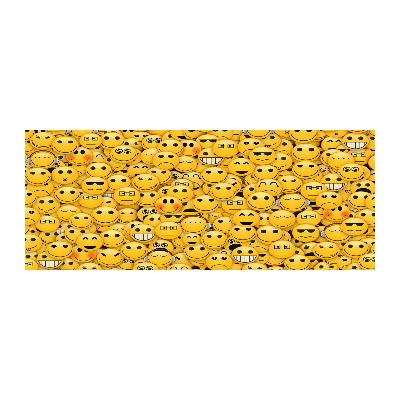 Acrylglas-Druck Emoticons