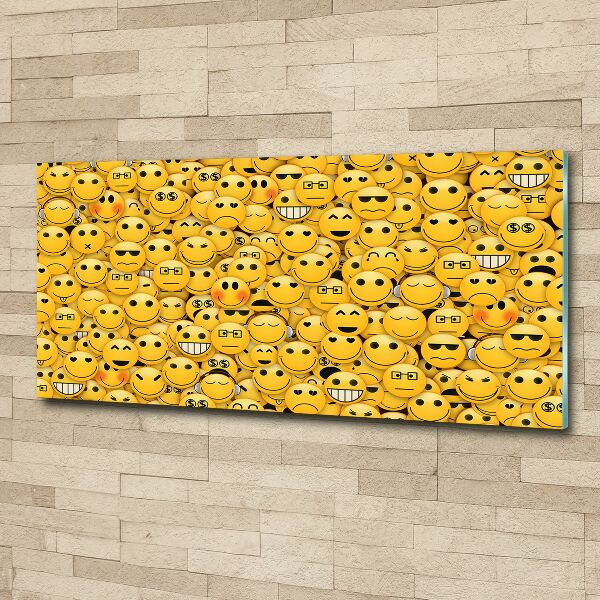 Acrylglas-Druck Emoticons
