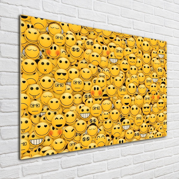 Acrylglas-Druck Emoticons