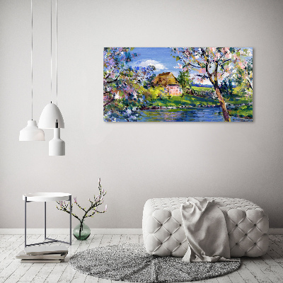 Foto auf Acryl Frühlingslandschaft