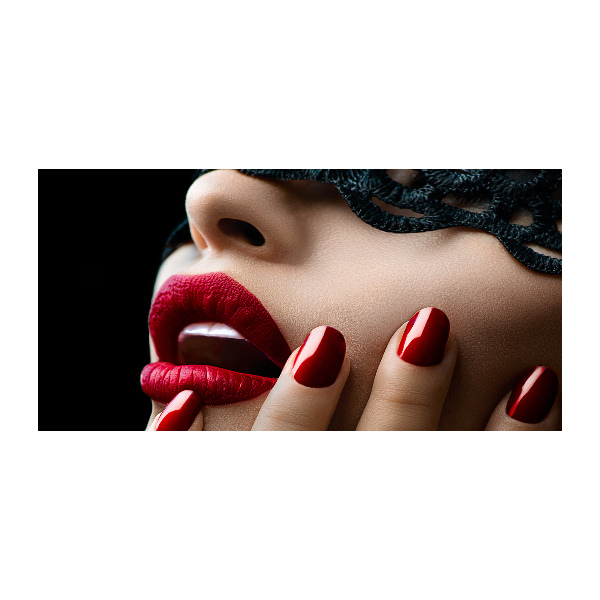 Foto auf Acryl Spitzenmaske