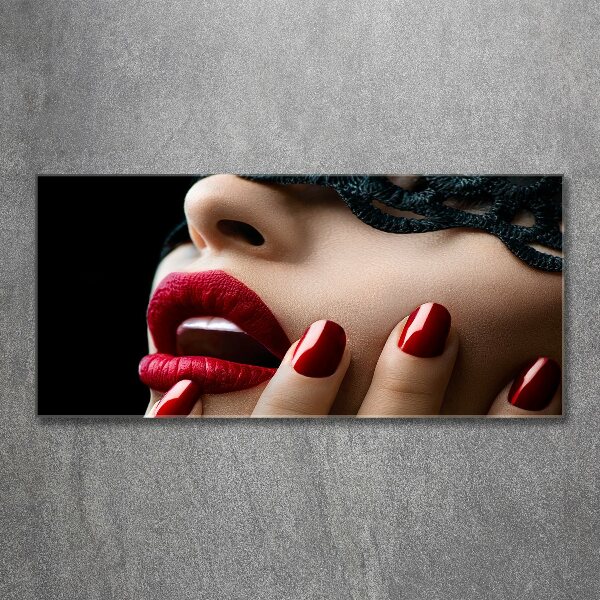 Foto auf Acryl Spitzenmaske