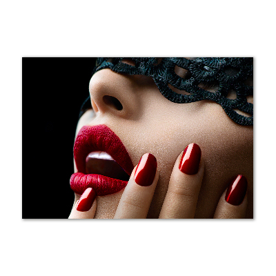 Foto auf Acryl Spitzenmaske