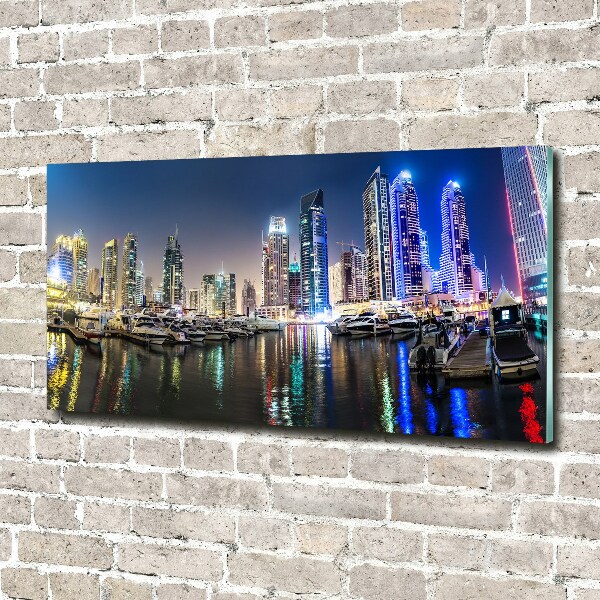 Bild auf Acrylglas Dubai bei Nacht