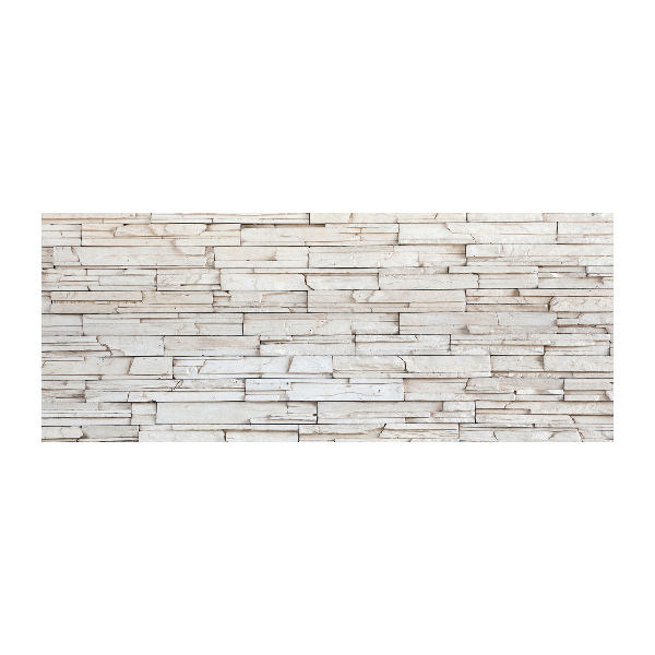 Acrylbild Fotodruck Weiße Steinmauer