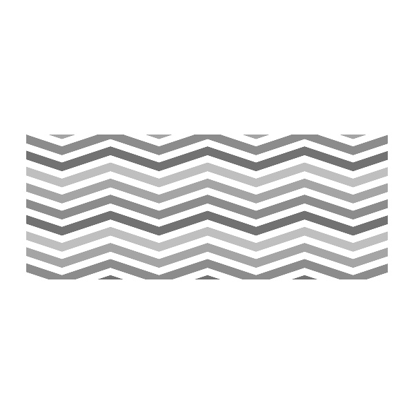 Acrylglas-Druck Graue Zickzacklinien