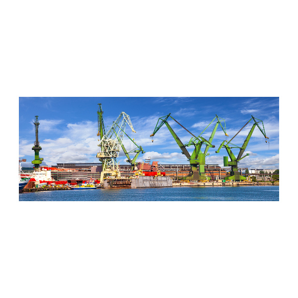 Foto auf Acryl Werft in Danzig