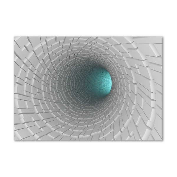Foto auf Acryl 3D-Tunnel